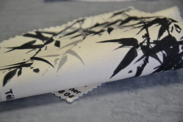 Broken twill bio imprimé par Up'Textile