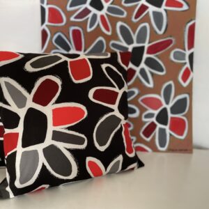 tableau et coussins Fleurs
