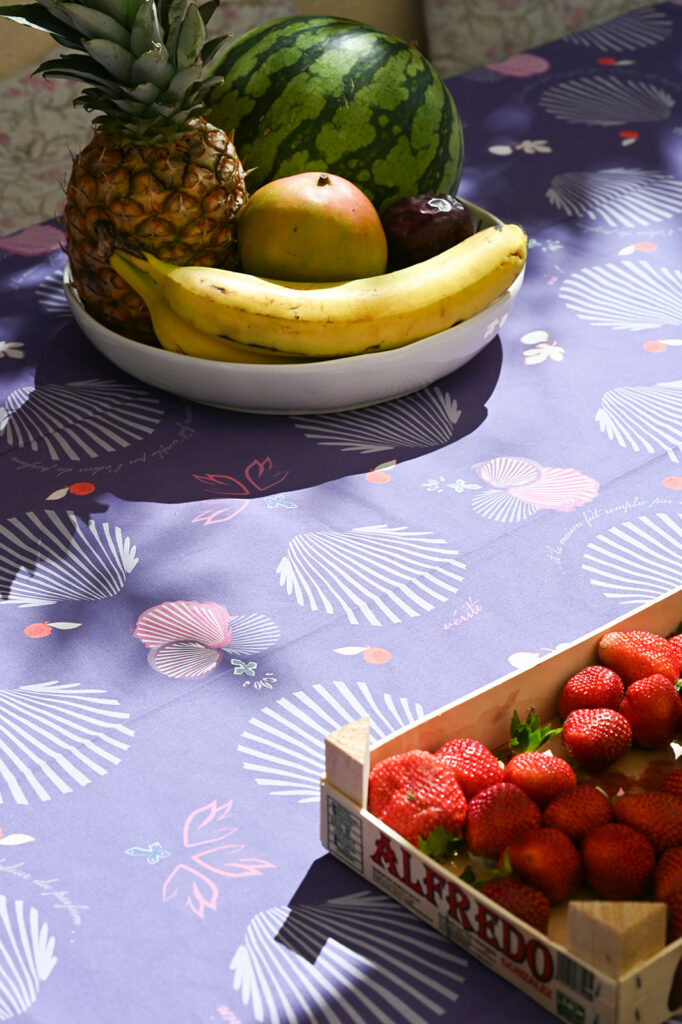 Impression textile Haut les Coeurs