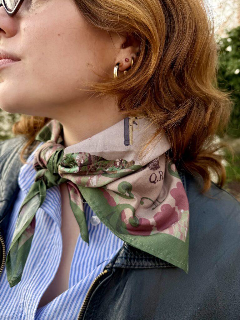 Foulard d'instruction femme QR Créations