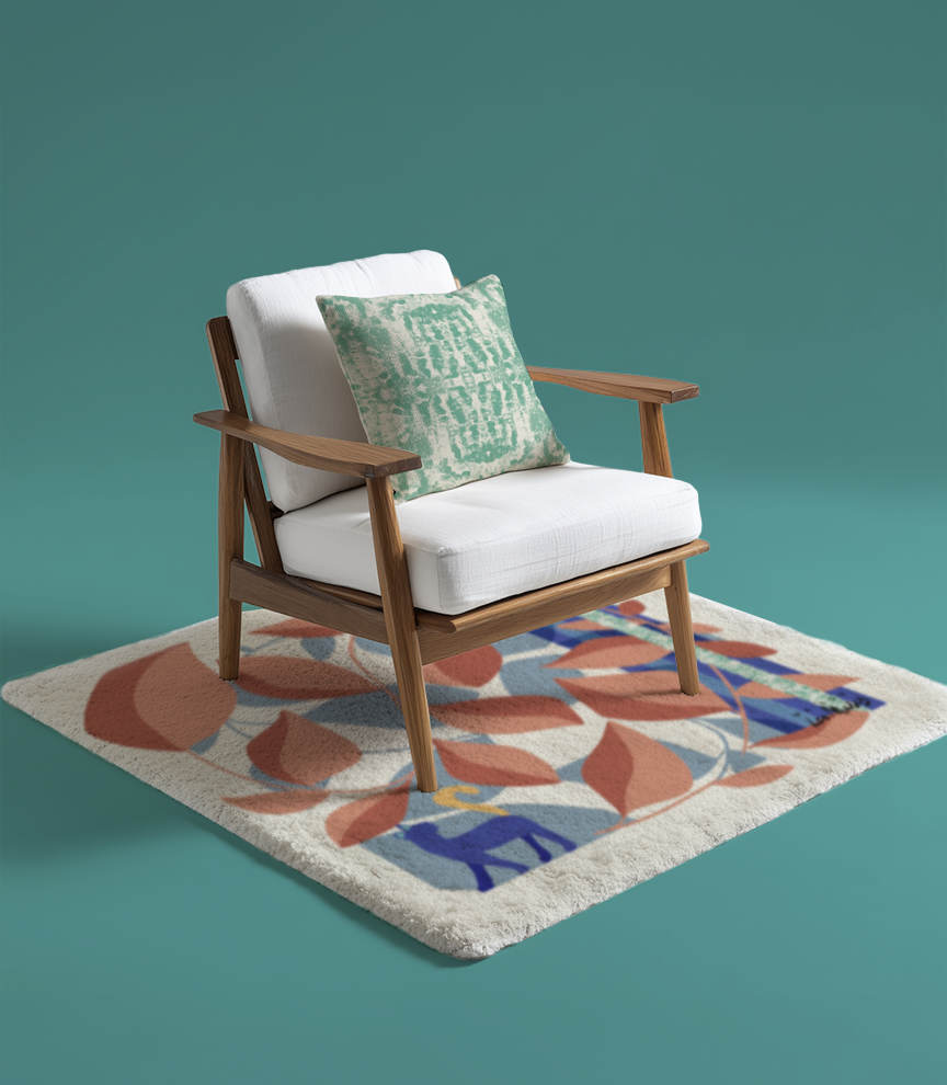 Maison Les Muses Mobilier coussin tapis